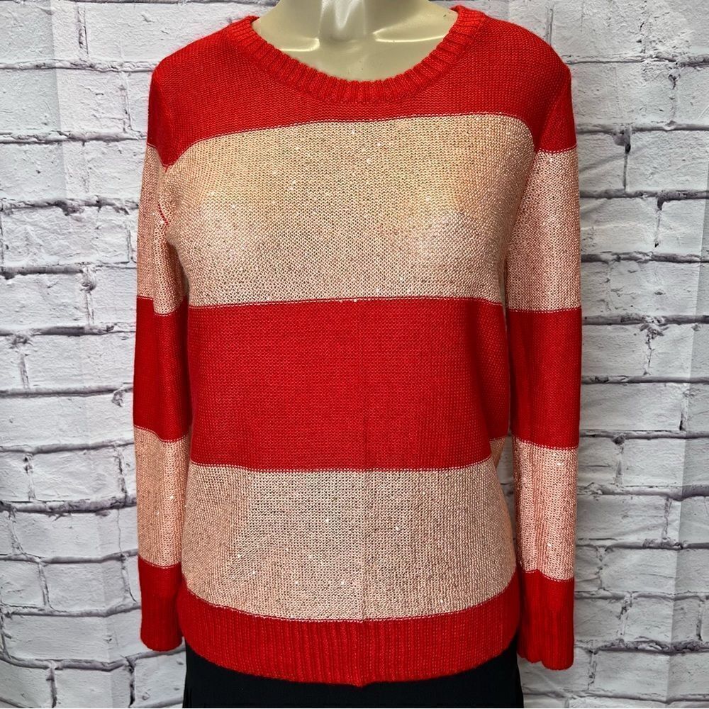 Pim + Larkin Sequin Stripe Sweater
